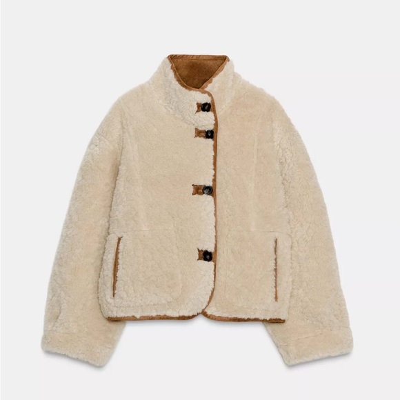 Zara Reversible Double-faced jacket - Picture 5 of 11